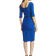 Black Halo Classic 3/4 Sleeve Jackie O Sheath Dress - Cobalt