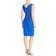 Alex Evenings Short Side Ruched Compression Dress - Royal