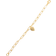 Adornia Heart Charm Paper Clip Chain Bracelet - Gold