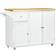 Homcom Kitchen Cart Trolley Table 17.8x53.2"