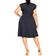 City Chic Frill Shoulder Dress - Navy