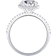 Pompeii3 Cushion Halo Engagement Ring - White Gold/Diamonds