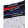 Lacoste Men’s Branded Waist Long Stretch Boxer Brief 3-pack - Navy Blue/Grey Chine/Red