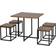 Homcom 5 Piece Dining Set 31.5x31.5" 5