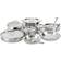 All-Clad D3 Stainless Steel with lid 14 Parts