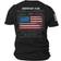 Nine Line Apparel American Flag Schematic Short-Sleeve T-Shirt for Men Black