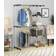 Whitmor Freestanding Closet Clothes Rack 45.2x68"