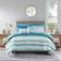 Madison Park Marina Bedspread Blue (228.6x228.6)