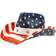 Tovoso american flag cowboy cowgirl hat with shape-it brim for men or women