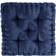 Intelligent Design Chenille Chair Cushions Blue (50.8x50.8)