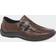 Rieker UK 7.5, Brown Ladies Flat Shoes L1751