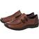 Rieker UK 7.5, Brown Ladies Flat Shoes L1751