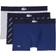 Lacoste Men’s Stretch Cotton Trunk 3-pack - Navy Blue/White/Grey Chine