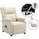 vidaXL Cappuccino Faux Leather Armchair 37.4"