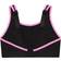 Glamorise No-Bounce Camisole Sports Bra - Black/Pink