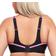 Glamorise No-Bounce Camisole Sports Bra - Black/Pink