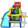 Costway Inflatable Bouncer Water Slide Bounce House Splash Pool without Blower