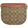 Coach Morgan Saddle Bag In Colorblock Signature Canvas - Gold/Khaki Multi