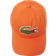 Lacoste Contrast Strap And Oversized Crocodile Cap Unisex - Orange