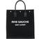 Saint Laurent Rive Gauche Canvas Tote Bag - Black