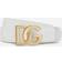 Dolce & Gabbana DG leather belt white