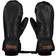 Obermeyer Men's Leather Mittens Black