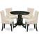 East West Furniture SHFR5-BLK-02 Dining Set 42" 5