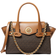 Michael Kors Carmen small leather and logo belted handbag - Brown