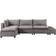 Contemporary Home Living Madison Modular Sofa 131.5" 3 Seater