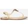 Dolce & Gabbana Zehensandalen Devotion aus Leder Metallic