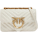 Pinko Women's Sheep Nappa C Love One Mini Bag - Bianco Seta/Antique Gold