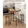 Recaceik 3 Pub Bistro Dining Set 23.6" 3