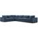 modway Commix Collection EEI-3361-AZU 6 Sectional Sofa 158" 6 Seater