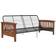 DHP Futon Sofa 81" 3 Seater