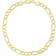 Jewelry Affairs Hollow Figaro Bracelet Chain - Gold