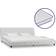 vidaXL Bed with Memory Foam Mattress 69.5cm Bettrahmen 180X200cm