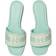 Tory Burch Double T Jacquard - Light Aqua/Ash White