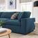 modway Commix Down-Filled Azure Sofa 35" 4 4 Seater