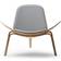Carl Hansen & Søn CH07 Shell Lounge Chair 29.1"