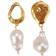 Alighieri The Infernal Storm Earrings - Gold/Pearls