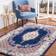 Safavieh Bellagio Collection Blue, White 60x96"