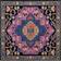 Safavieh Bellagio Collection Multicolor, Pink 60x60"