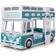 Julian Bowen Campervan White/Green Etagenbett 105x209cm