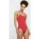 Nike Women's Hydrastrong Solid Cut-Out Back One Piece Swimsuit, 24, University Red