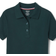 French Toast Toddler School Uniform Short Sleeve Picot Collar Interlock Polo Shirt - Hunter Green