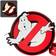 Loungefly Ghostbusters No Ghost Logo Glow-in-the-Dark Crossbody Purse white