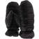 UGG Logo All-Weather Puff Mittens BLK BLACK