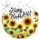 Mayflower Betallic Sunny Birthday Foil Balloon, 18" Multicolor