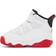 Nike Jordan 6 Rings TDV - White/Black/University Red