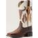 Ariat Round Up Southwest StretchFit Western Boot W - Barn Brown